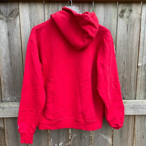 Champion Ohio State Hoodie Sweatshirt Pullover Y2K Vintage Red Medium - Picture 8 of 11